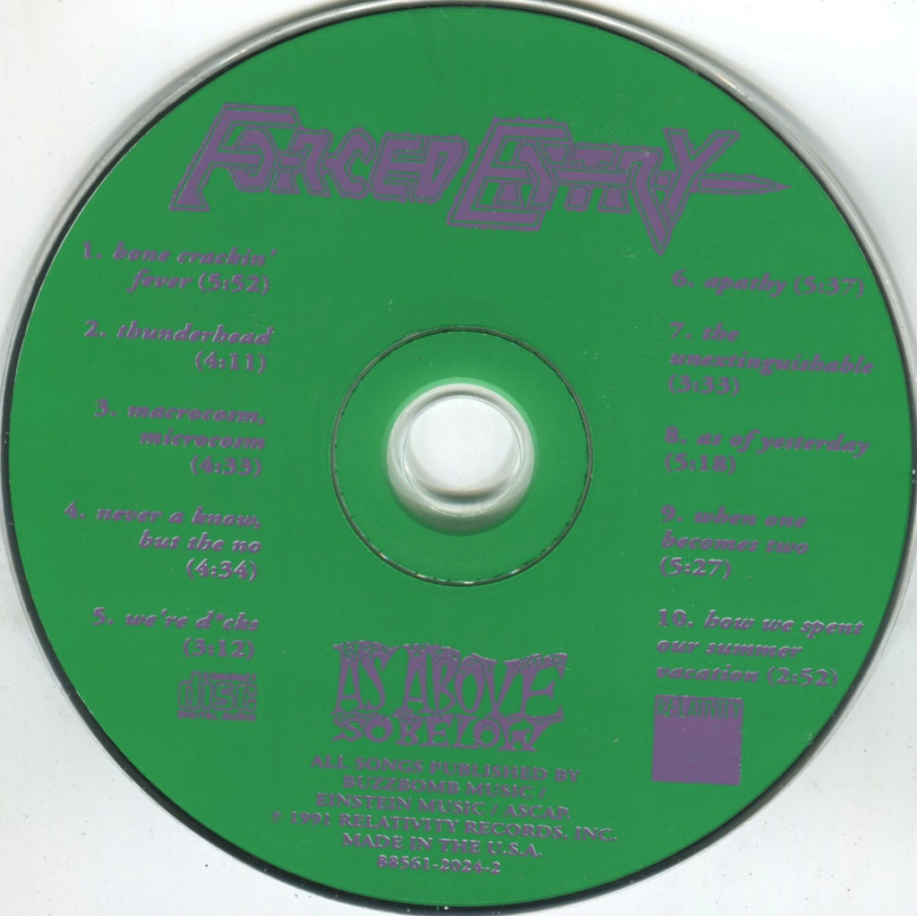 Forced Entry – As Above. So Below (CD)