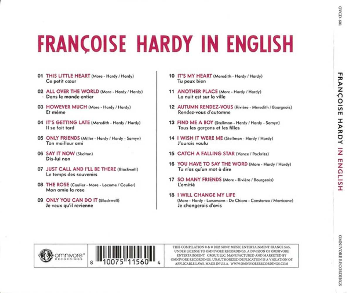 Francoise Hardy – In English (CD)