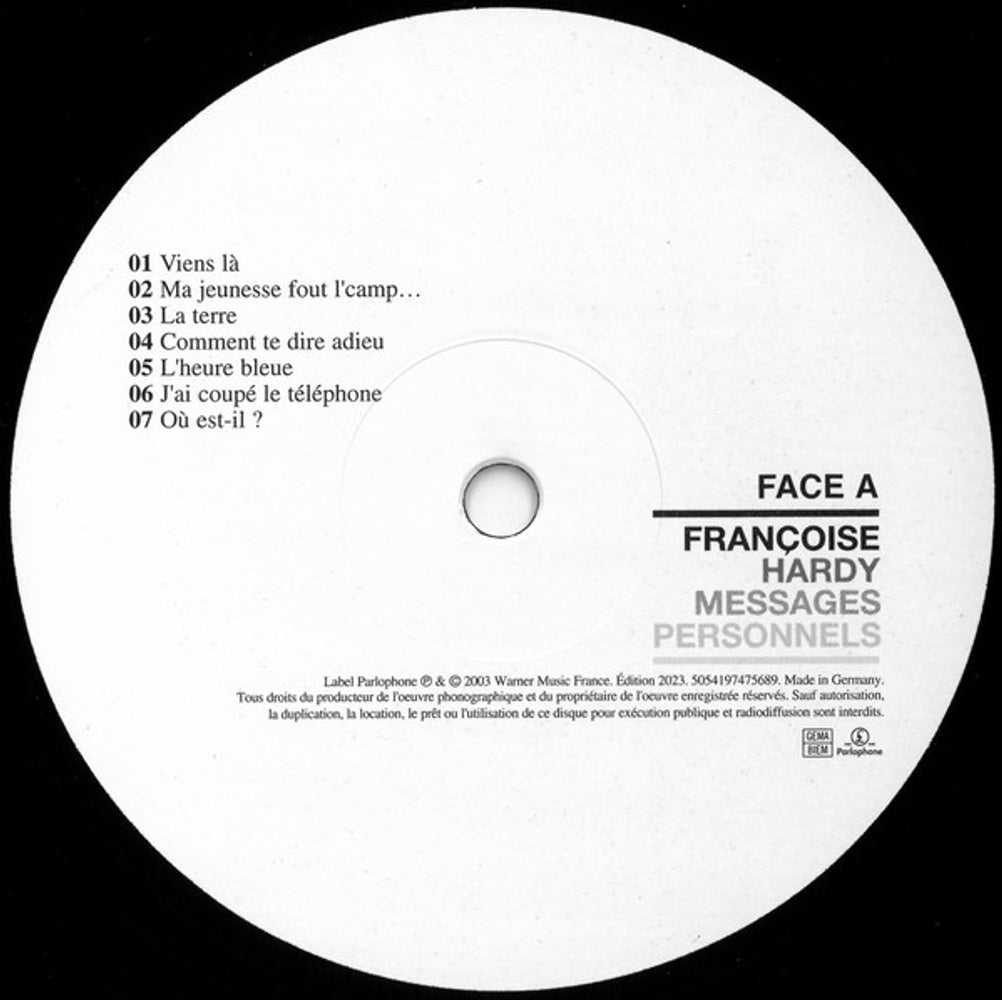Francoise Hardy – Messages Personnels (2-LP Vinyl)