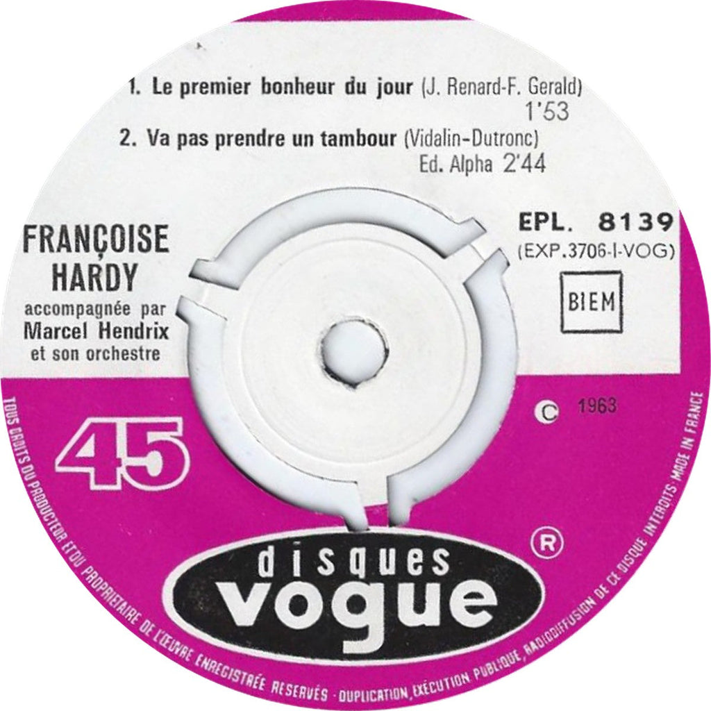 Francoise Hardy – Premier Bonheur Du Jour (CD)