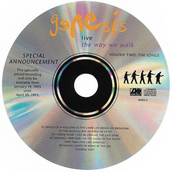 Genesis – Live: The Way We Walk (CD)
