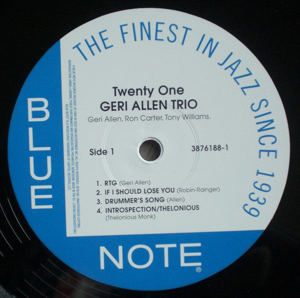 Geri Allen Trio – Twenty One (2-LP Vinyl)