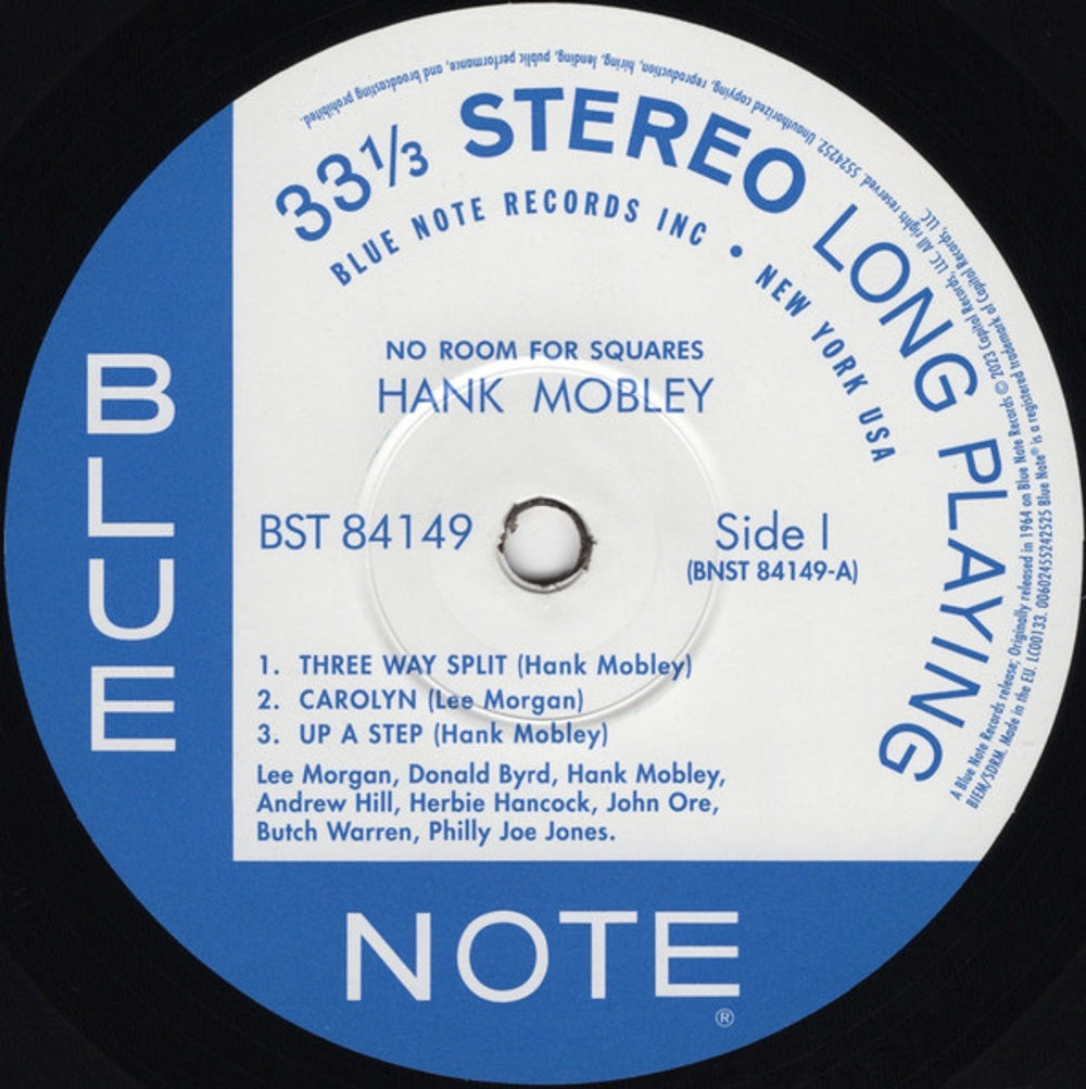 Hank Mobley – No Room For Squares (LP Vinyl)