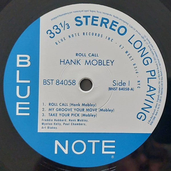 Hank Mobley – Roll Call (LP Vinyl)
