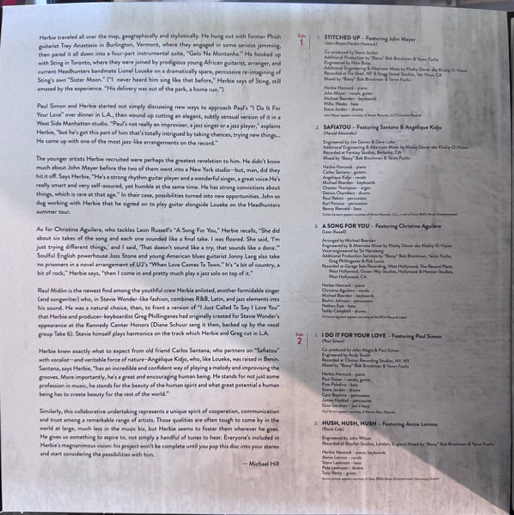 Herbie Hancock – Possibilities (3-LP Vinyl)