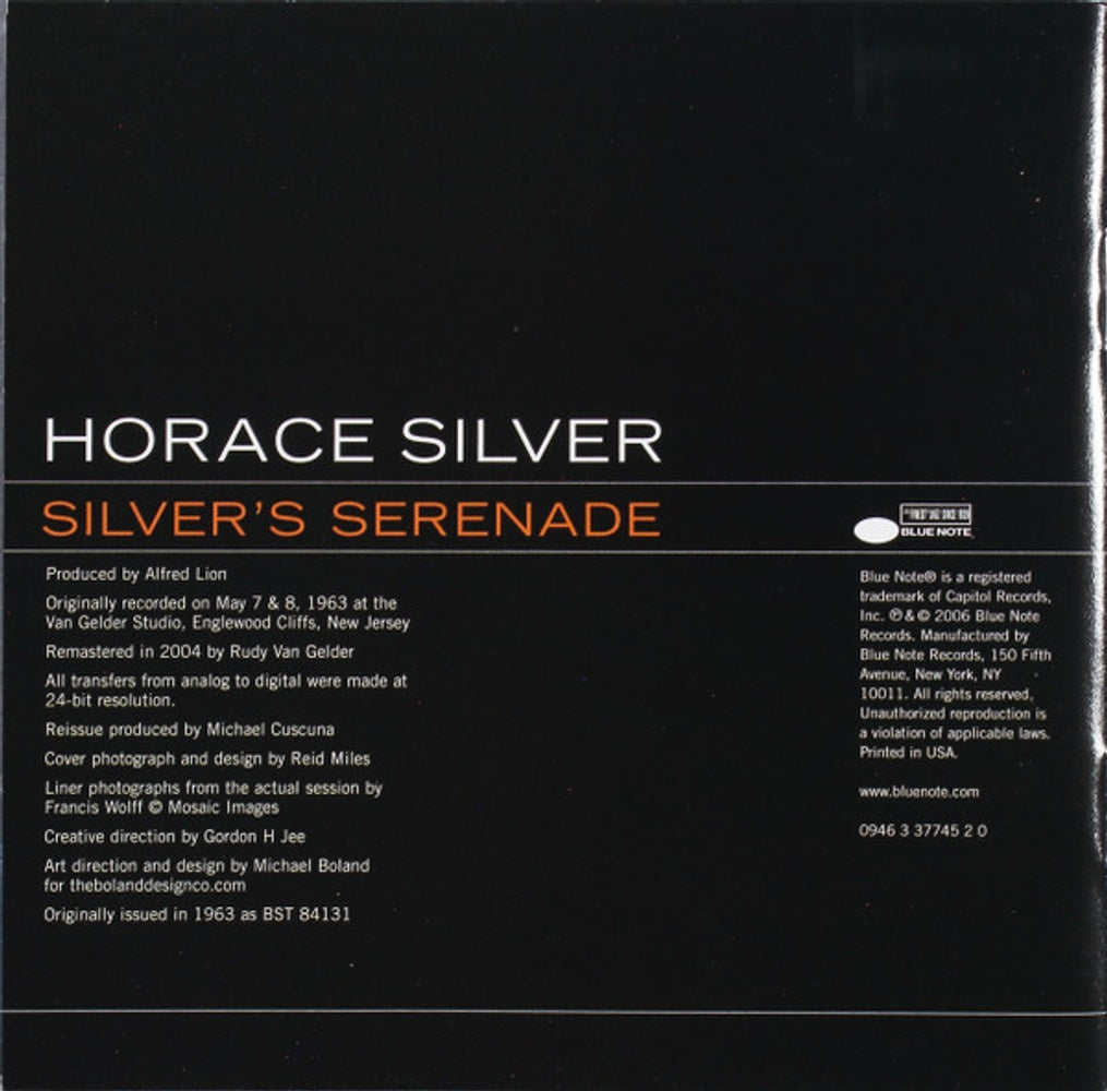 The Horace Silver Quintet – Silver's Serenade (CD)