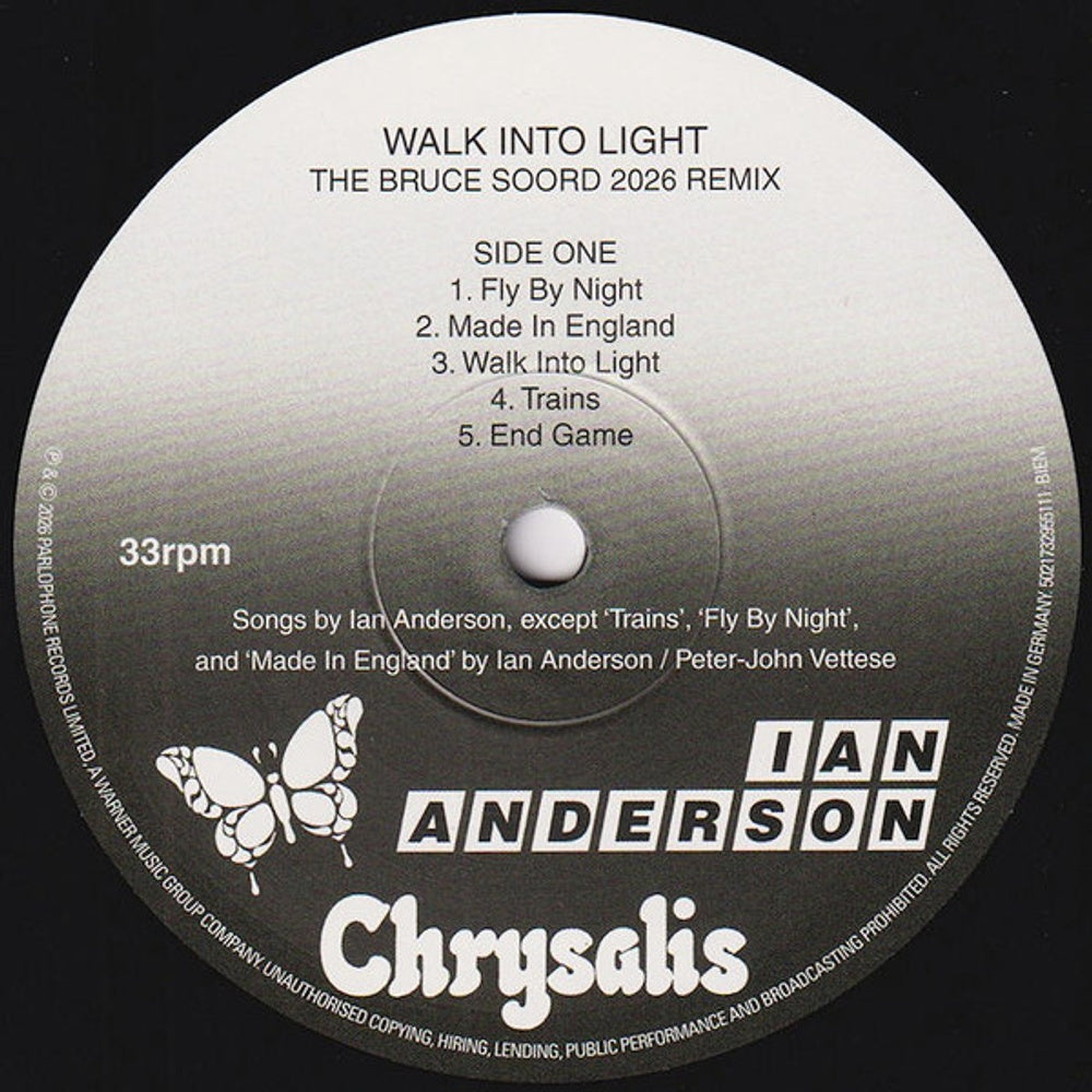 Ian Anderson – Walk Into Light: 2026 Drums (LP Vinyl)