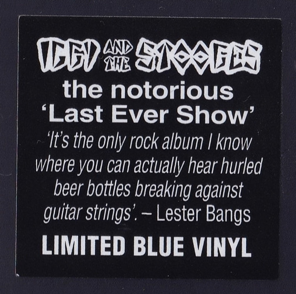 Iggy and The Stooges – Metallic K.O. (Blue LP Vinyl)