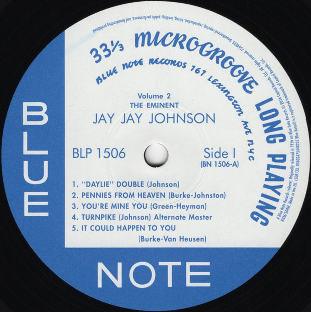 J.J. Johnson – The Eminent Jay Jay Johnson, Vol. 2 (LP Vinyl)