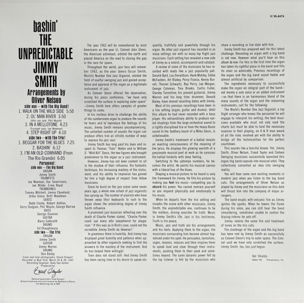 Jimmy Smith – Bashin: Unpredicable Jimmy Smith (LP Vinyl)
