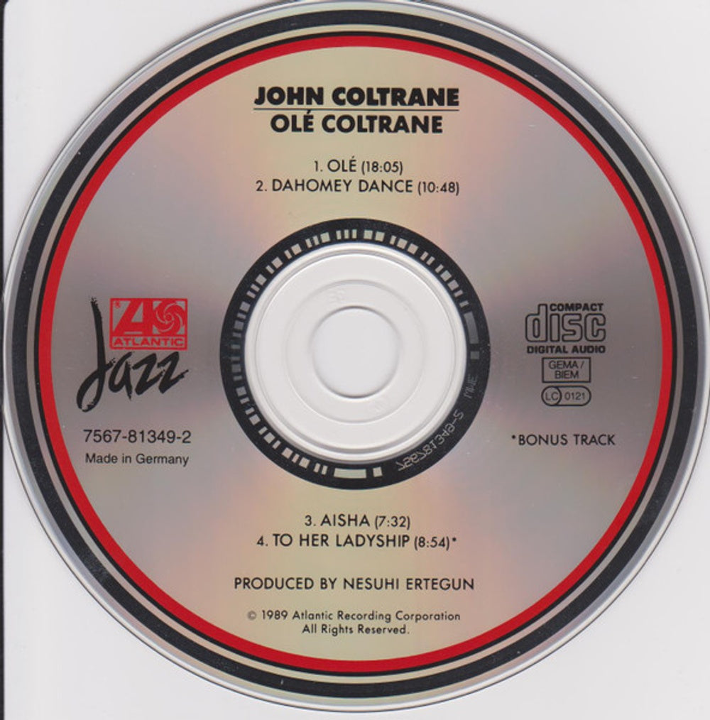 John Coltrane – Ole Coltrane (CD)