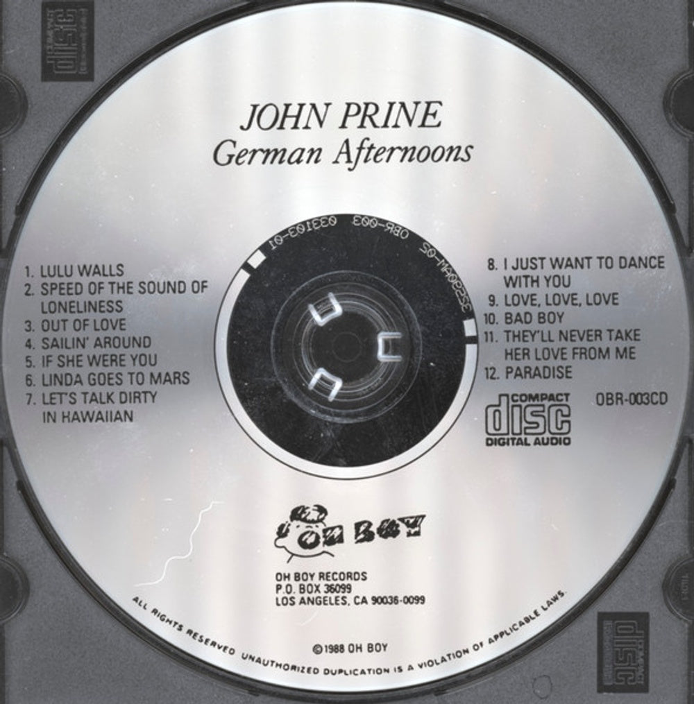 John Prine – German Afternoon (CD)
