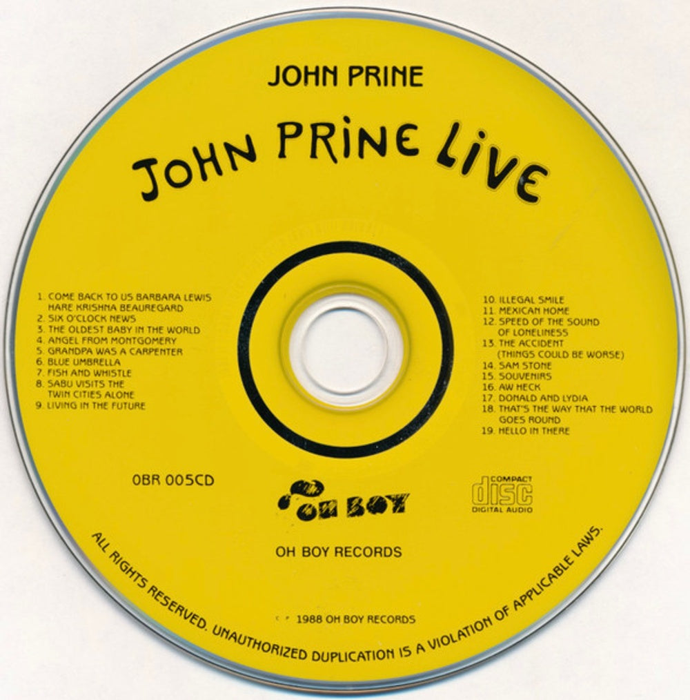 John Prine – Live (CD)