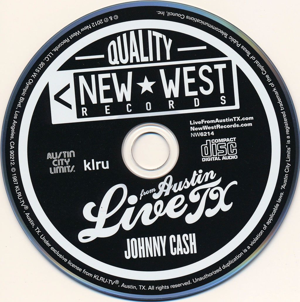 Johnny Cash – Live from Austin, TX (CD)