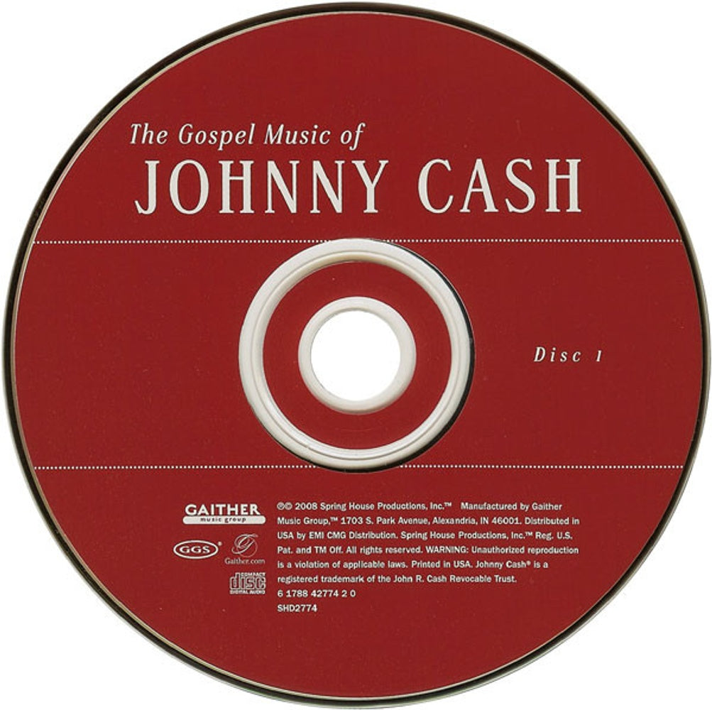 Johnny Cash/Willie Nelson/George Jones – The Gospel Music Of Johnny Cash (2-CD)