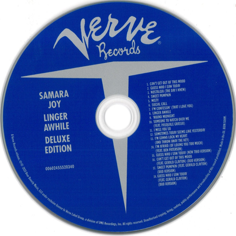 Joy, Samara – Linger Awhile (CD)