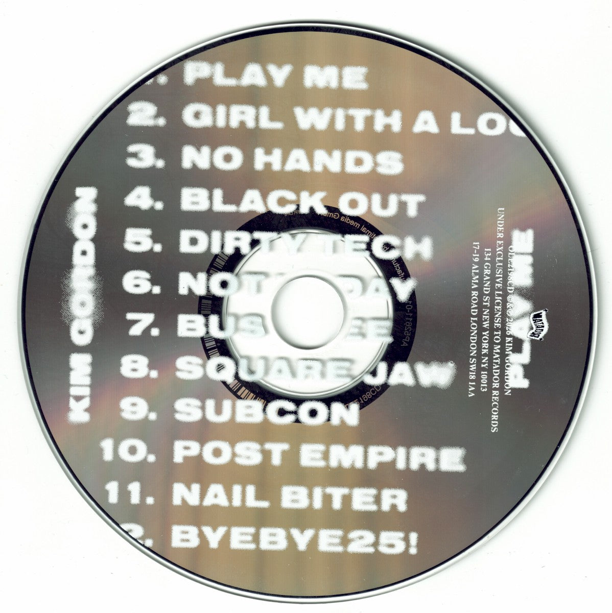 Kim Gordon – Play Me (CD)