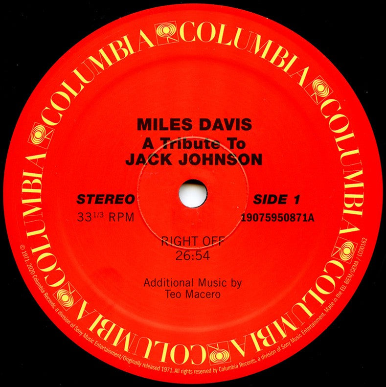 Miles Davis – A Tribute To Jack Johnson (LP Vinyl)