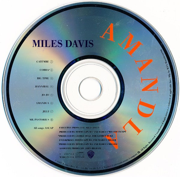 Miles Davis – Amandla (CD)