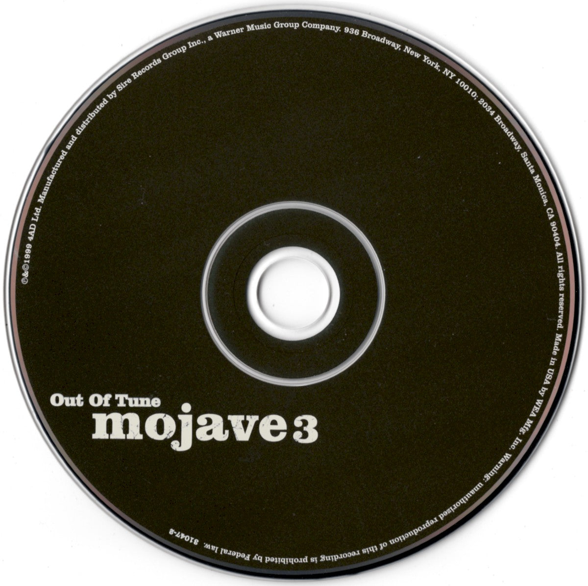 Mojave 3 – Out Of Tune (CD)