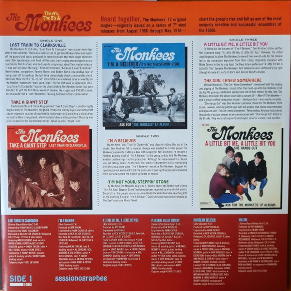 The Monkees – A's The B's & The Monkees (2-LP Vinyl)