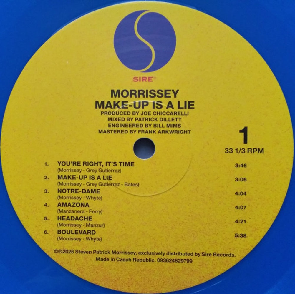 Morrissey – Make-Up Is A Lie (Blue LP Vinyl)