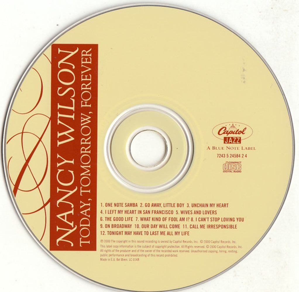 Nancy Wilson – Today, Tomorrow, Forever (CD)