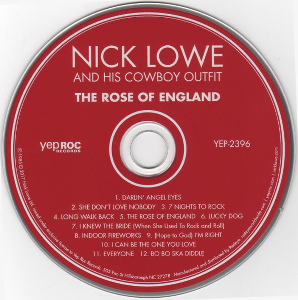 Nick Lowe – The Rose Of England (CD)