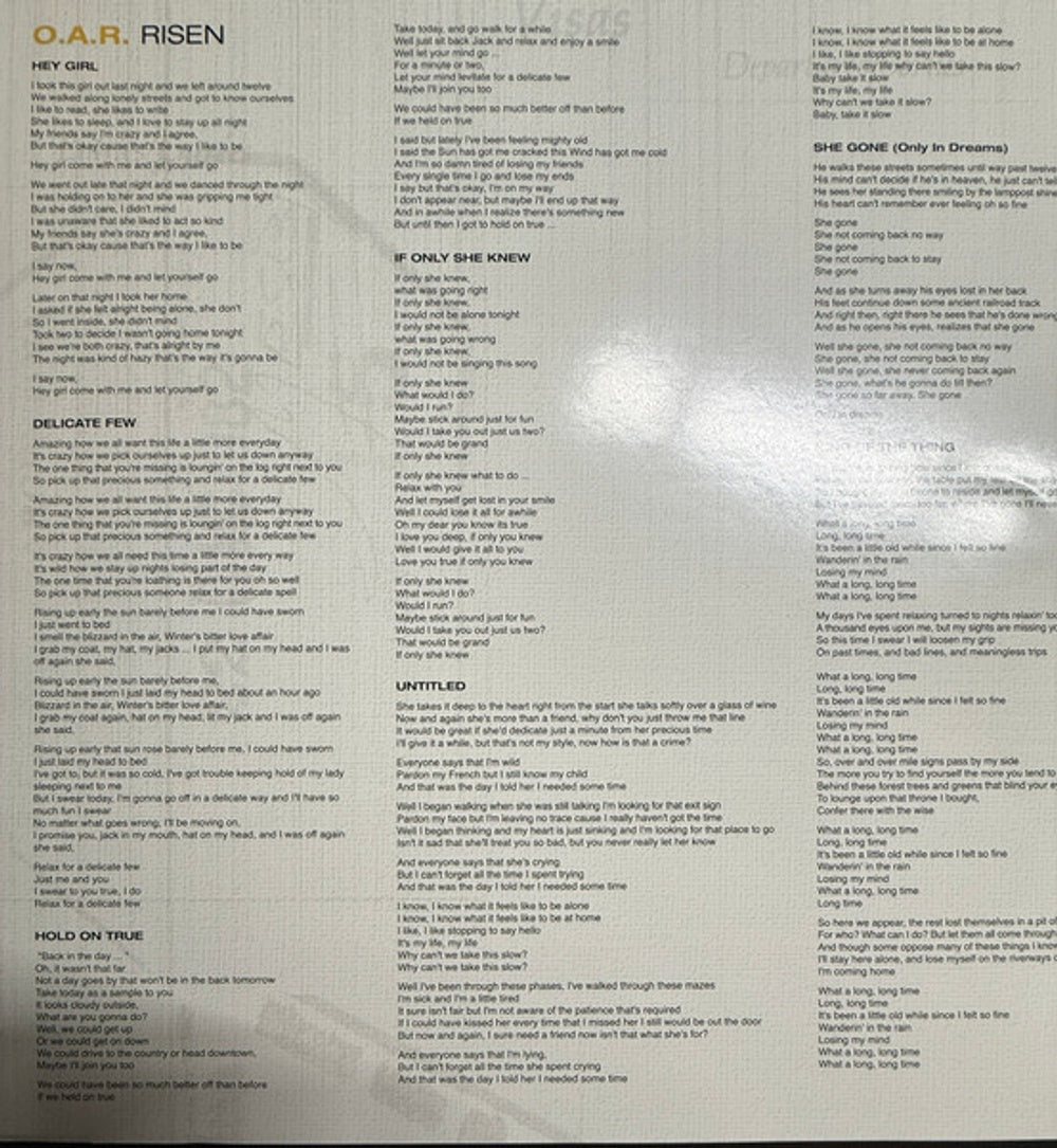 O.A.R. – Risen (LP Vinyl)