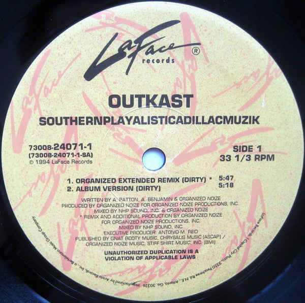 Outkast – Southernplayalisticadillacmuzik (LP Vinyl)