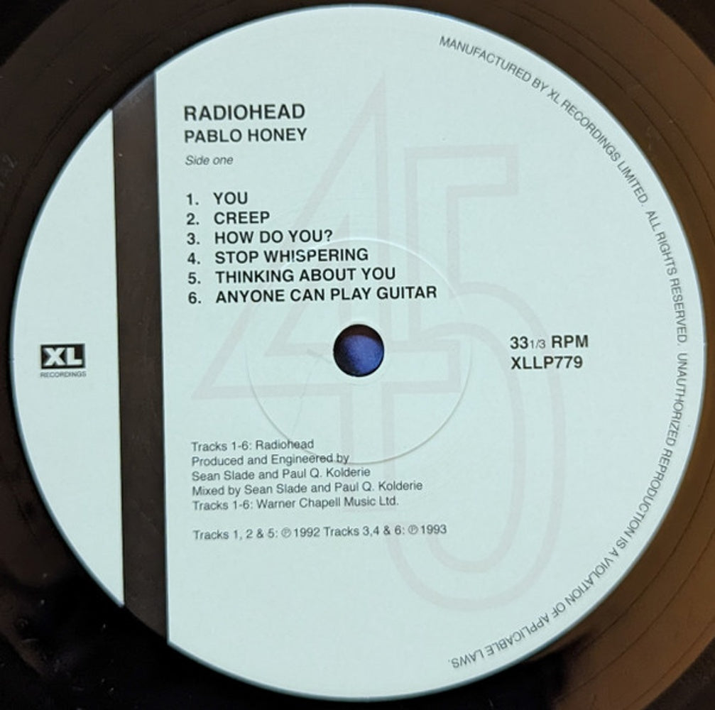 Radiohead – Pablo Honey (LP Vinyl)