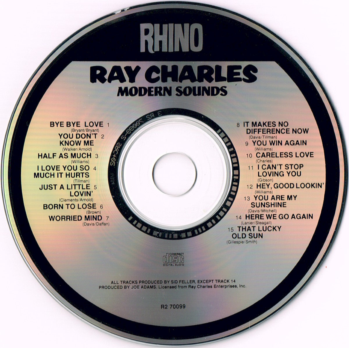 Ray Charles – Modern Sounds In Country And Western Music (CD)
