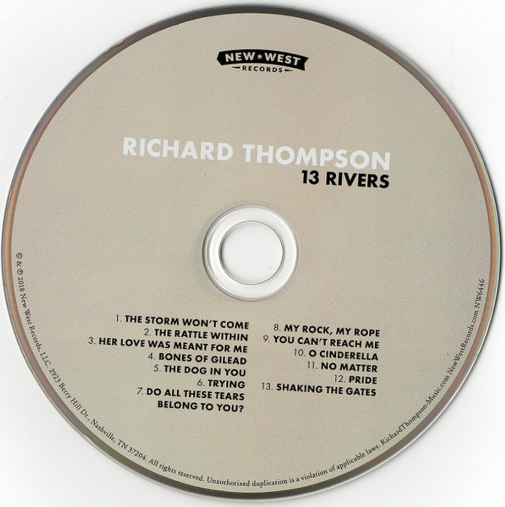 Richard Thompson – 13 Rivers (CD)