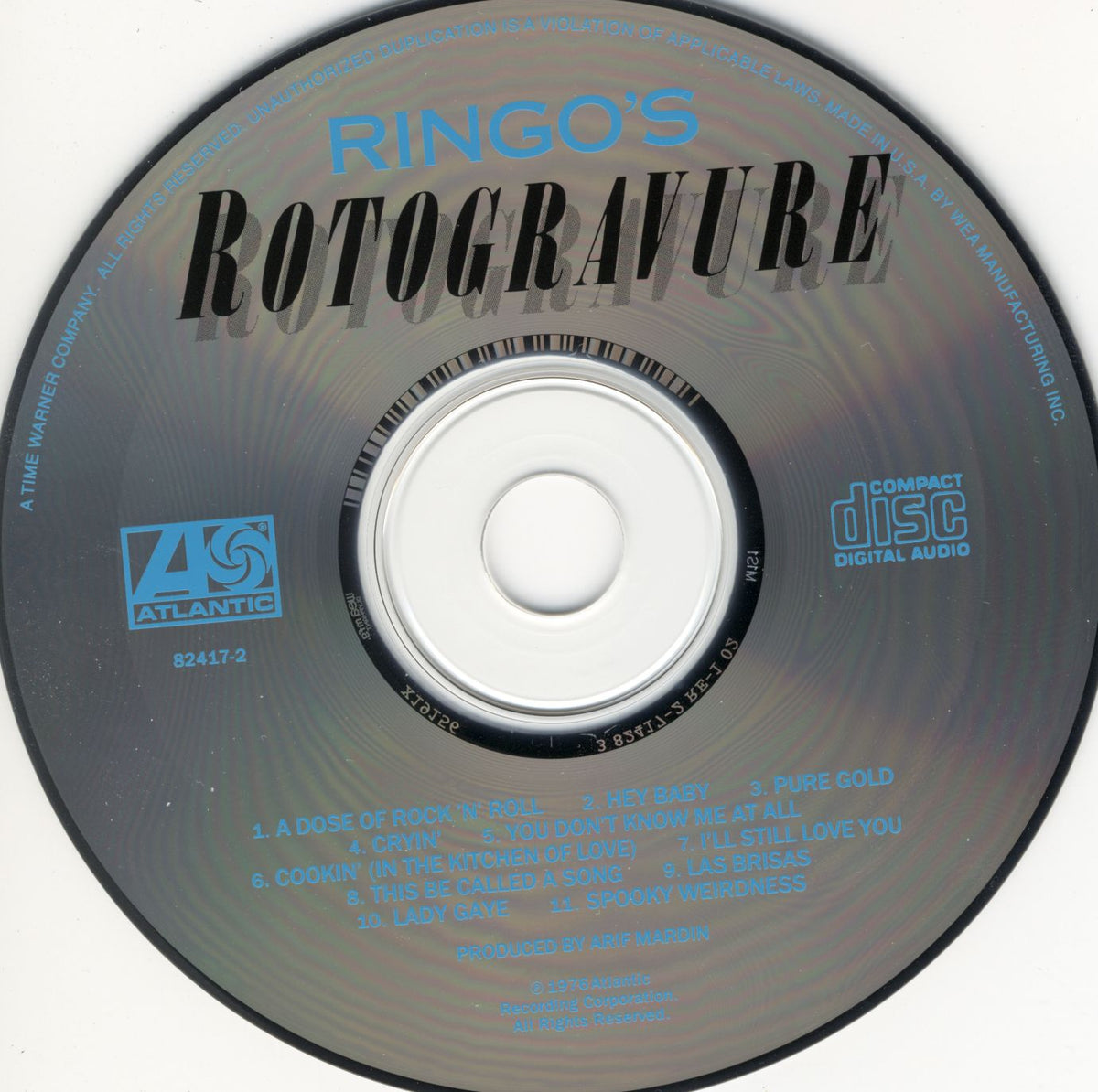 Ringo Starr – Ringo's Rotogravure (CD)