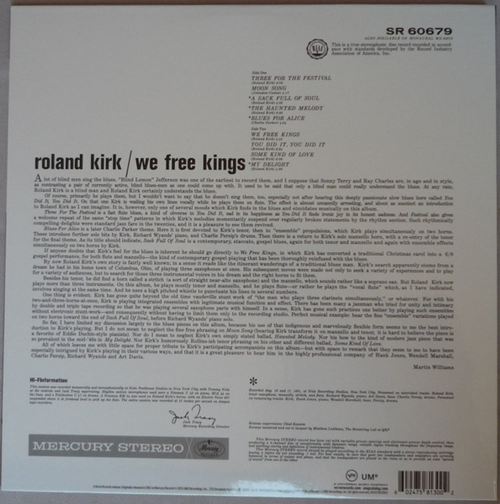 Roland Kirk – We Free Kings (LP Vinyl)