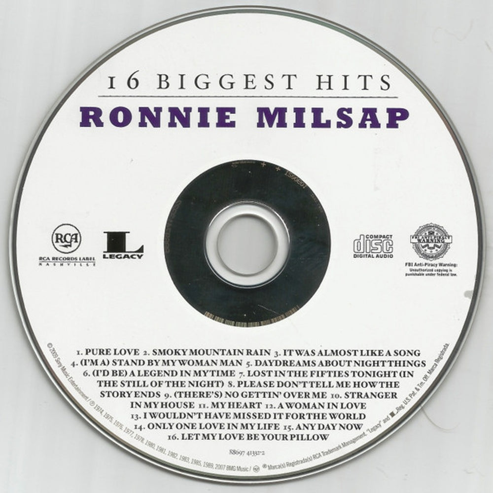 Ronnie Milsap – 16 Biggest Hits (CD)