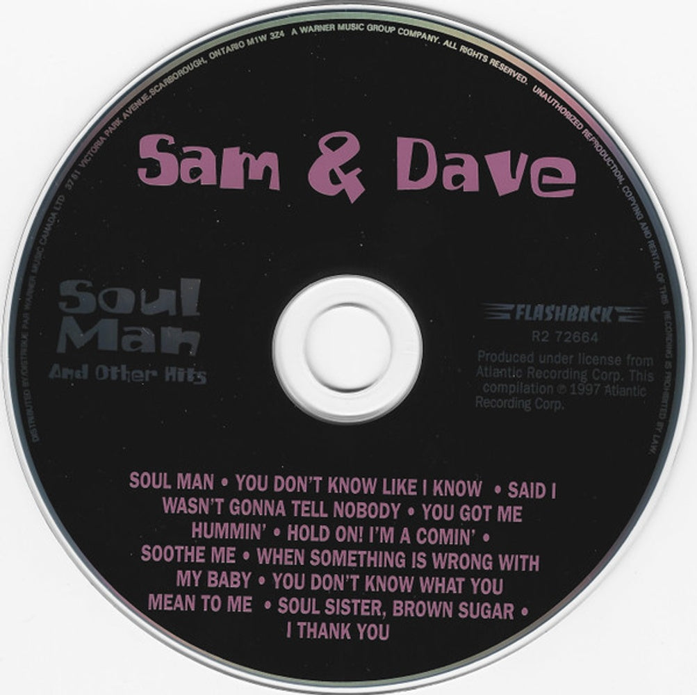 Sam & Dave – Soul Man & Other Hits (CD)