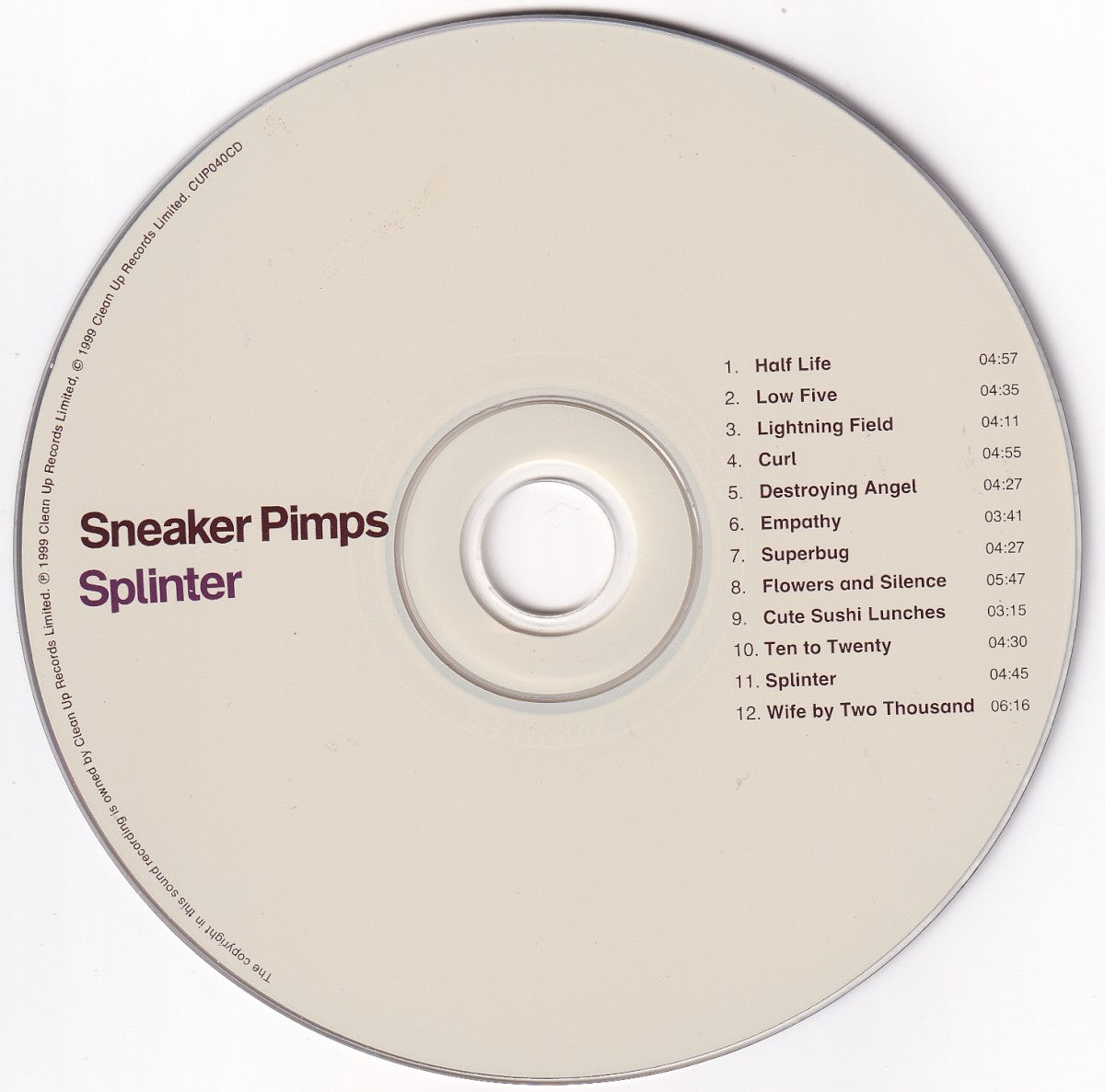Sneaker Pimps – Splinter (CD)