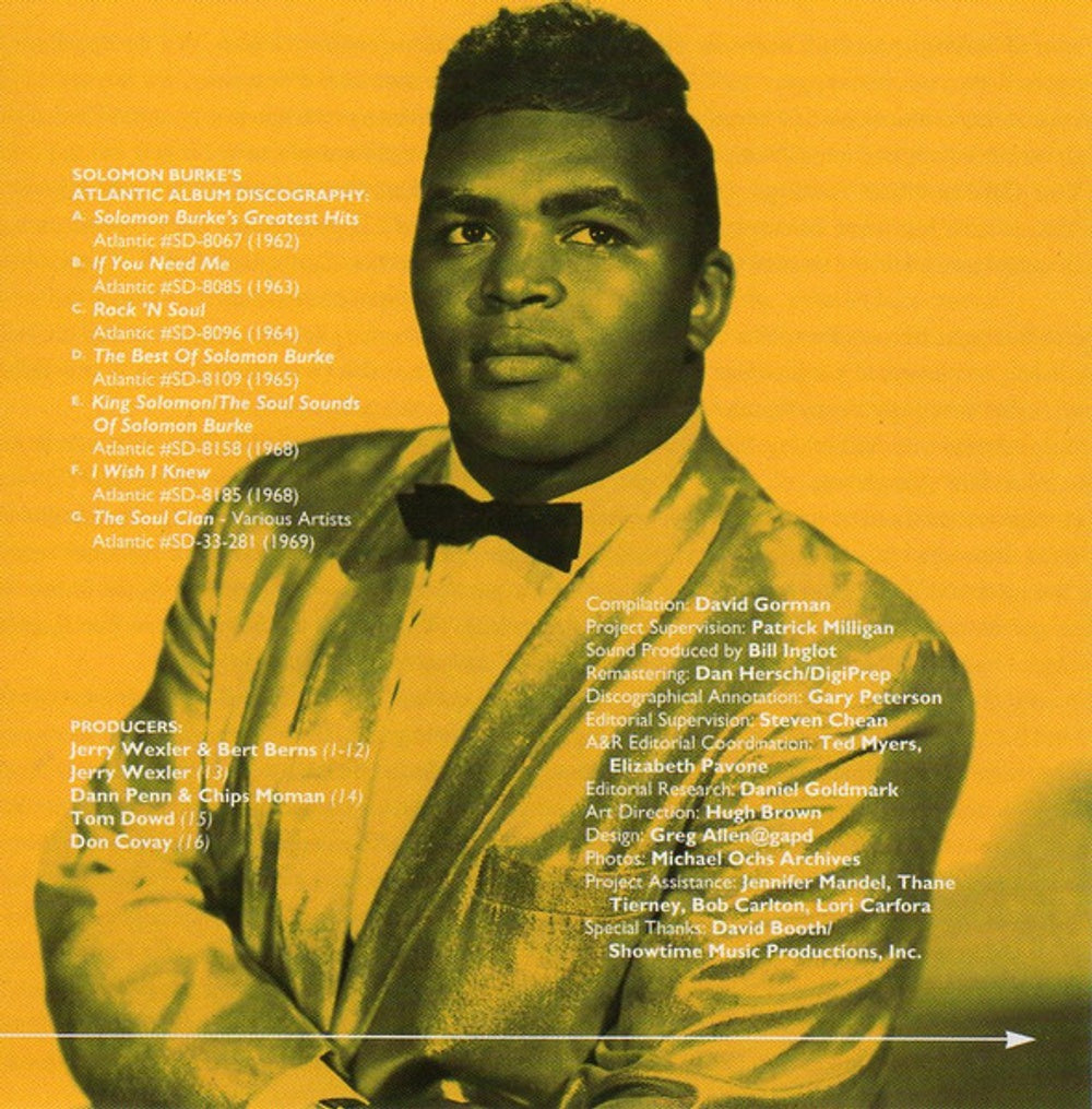 Solomon Burke – The Very Best Of Solomon Burke (CD)