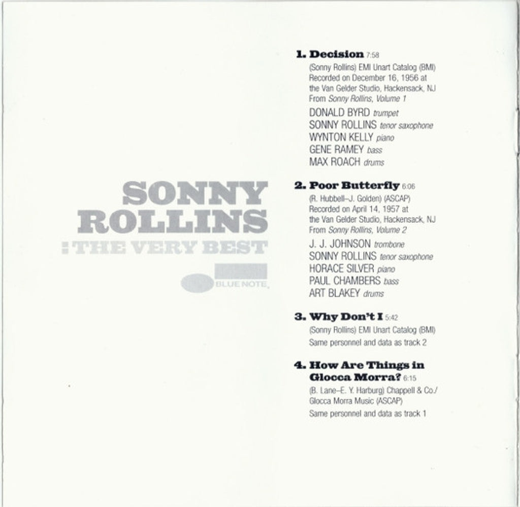 Sonny Rollins – The Very Best (CD)