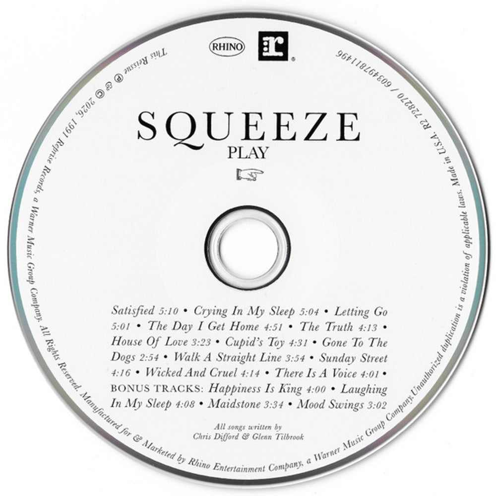 Squeeze – Play (CD)