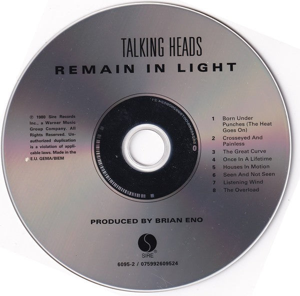 Talking Heads – Remain in Light (CD)