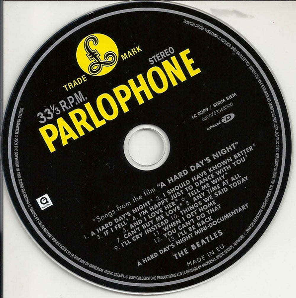 The Beatles – A Hard Day's Night (CD)