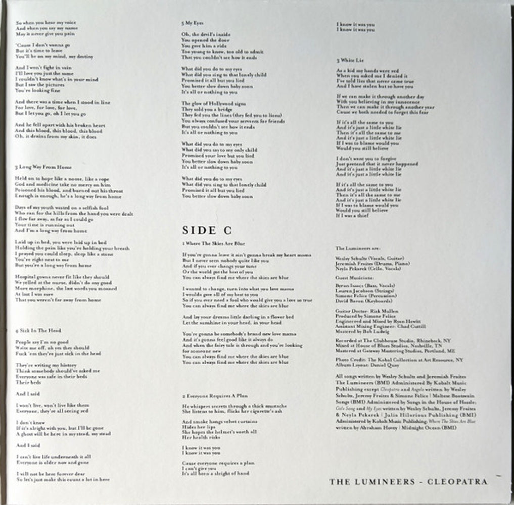 The Lumineers – Cleopatra (2-LP Vinyl)