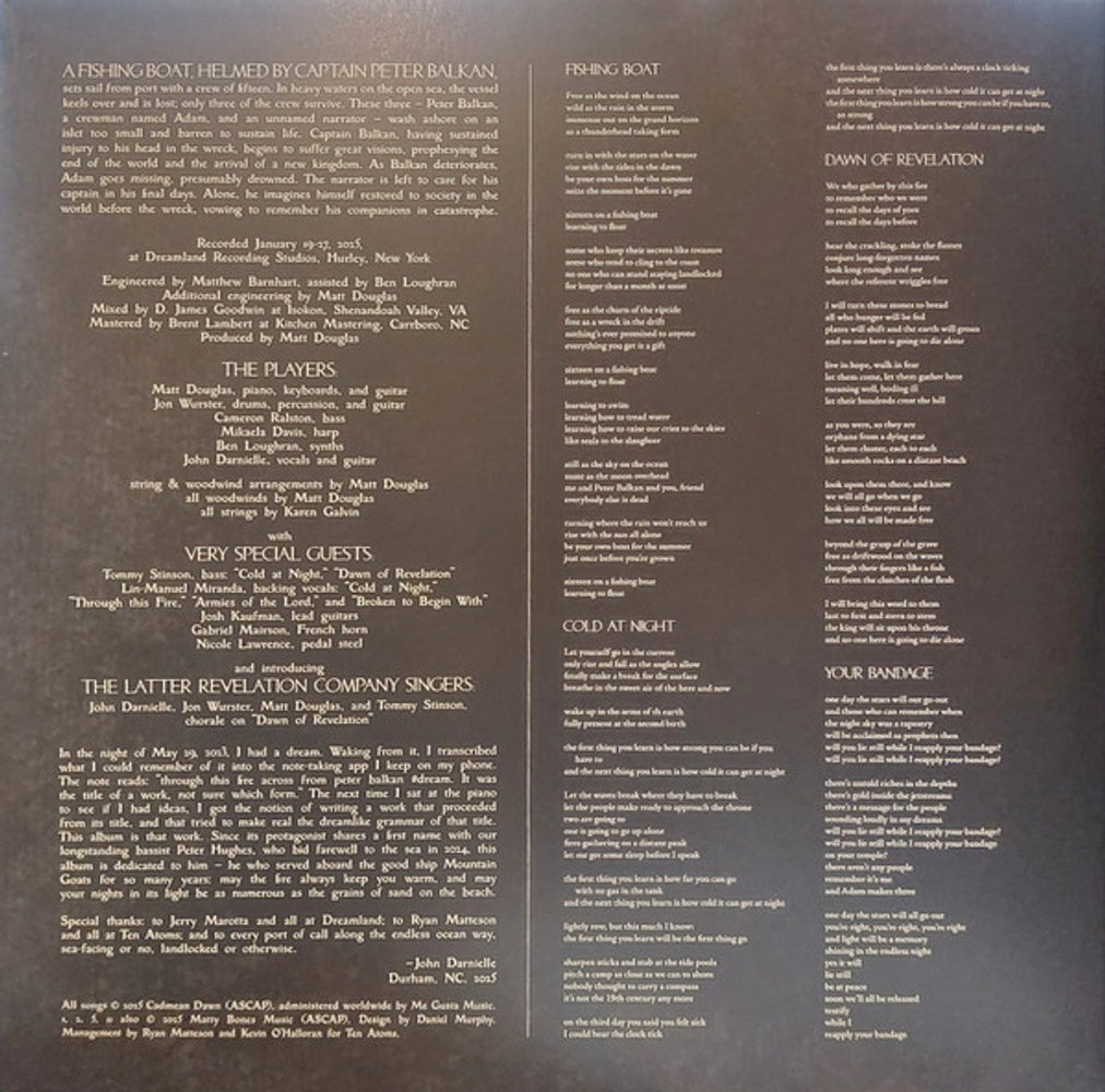 The Mountain Goats – Through This Fire Across from Peter Balkan (2-LP Vinyl)