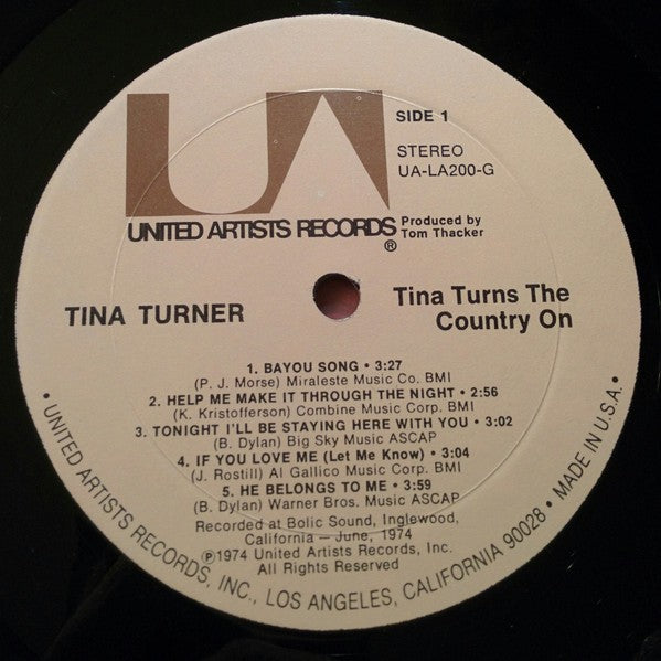 Tina Turner – Tina Turns The Country On! (LP Vinyl)