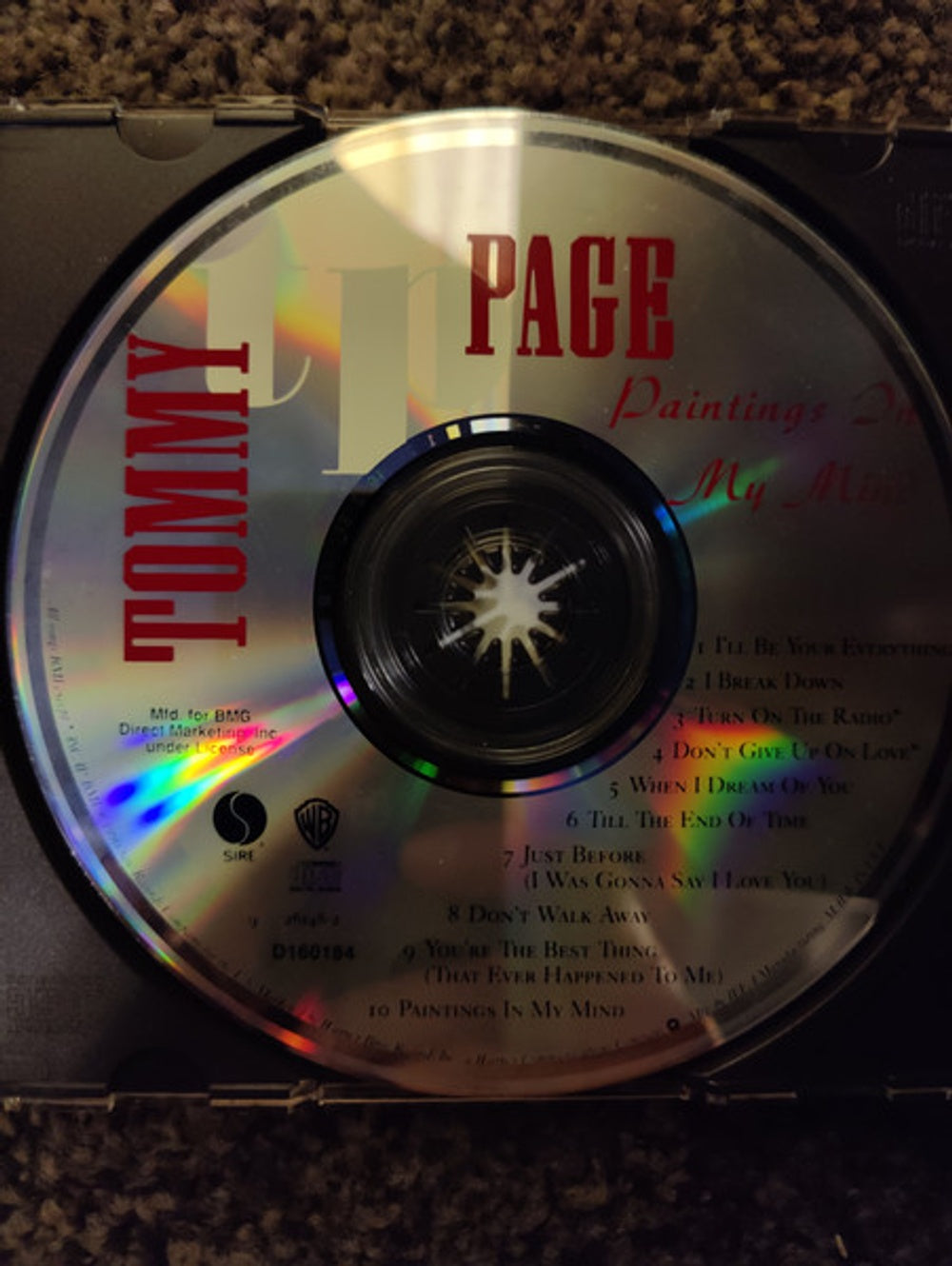 Tommy Page – Paintings in My Mind (CD)