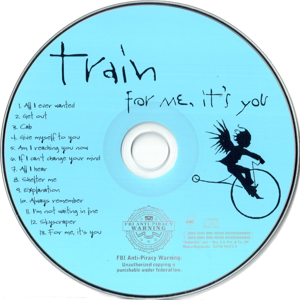 Train – For Me, It's You (CD)