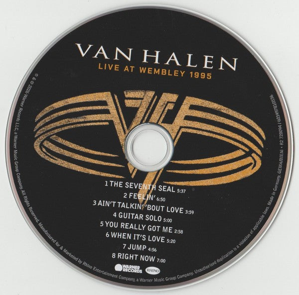 Van Halen – Live At Wembley 1995 (CD)