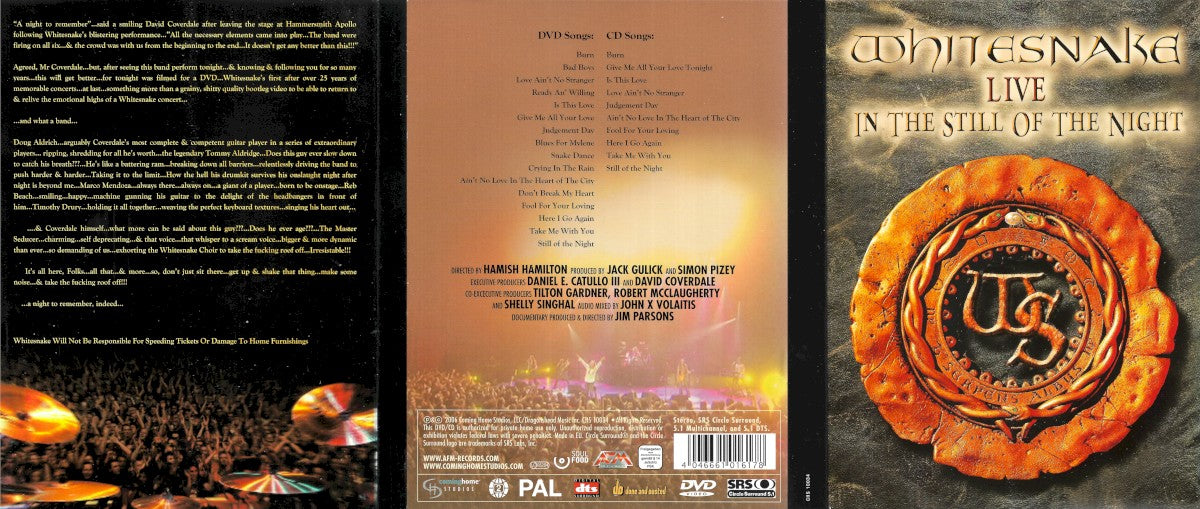 Whitesnake – Live In The Still Of The Night (2-LP Vinyl)